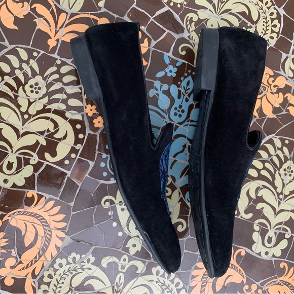 ALDO Mens Velvet “Skull” Shoe Sz: 12/EU45 - Picture 3 of 6